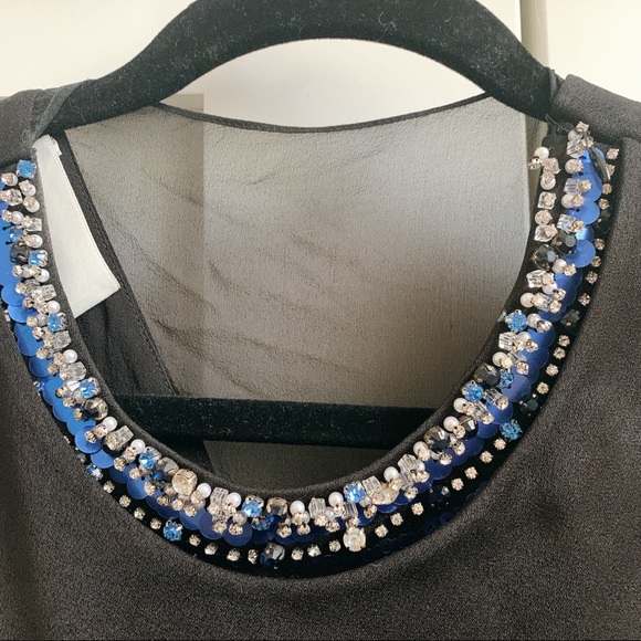 3.1 Phillip Lim Embellished Crepe Silk-Chiffon Top - Picture 10 of 10